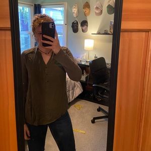 Army green long sleeve